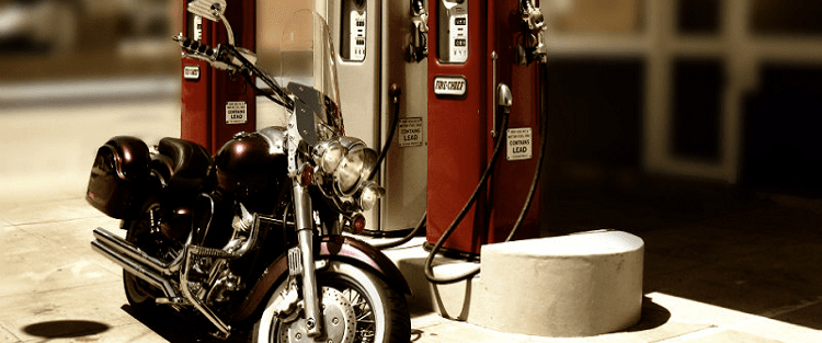 تمام شدن بنزین موتورسیکلت