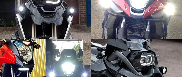 پر نور و کم نور شدن چراغ های موتور سیکلت