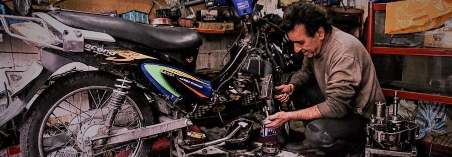 گیرپاژ کردن موتور سیکلت